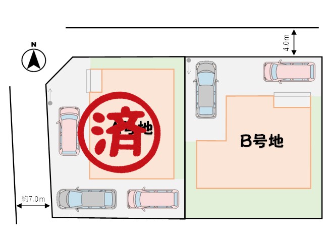 敷地内駐車２台可能！