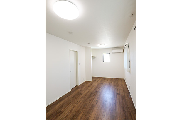 成長に合わせて間取り変更できる洋室