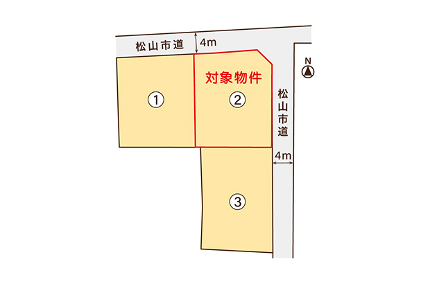 区画図（2号地）