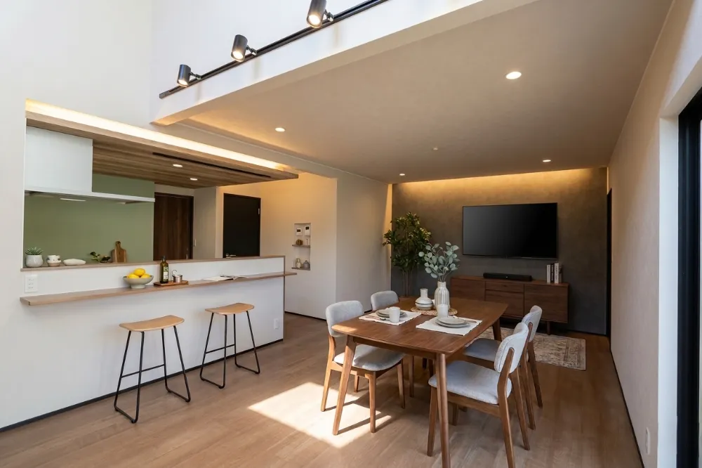 光と影が織りなす、大人の空間。夜の静寂も愉しむ住まい【ZERO-CUBE＋BOX】