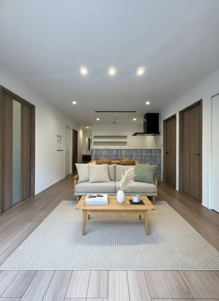 デザインと機能が響き合う〜ワンフロアで完結するモダンな平屋〜