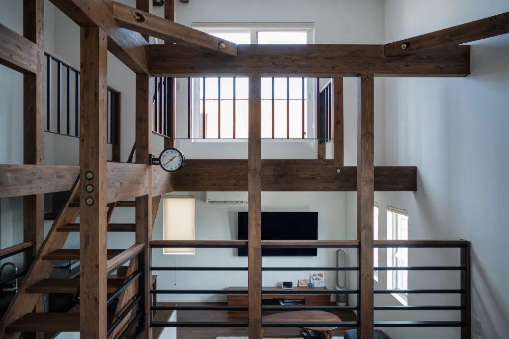 遊び心と住み心地を叶えたスキップフロアの家