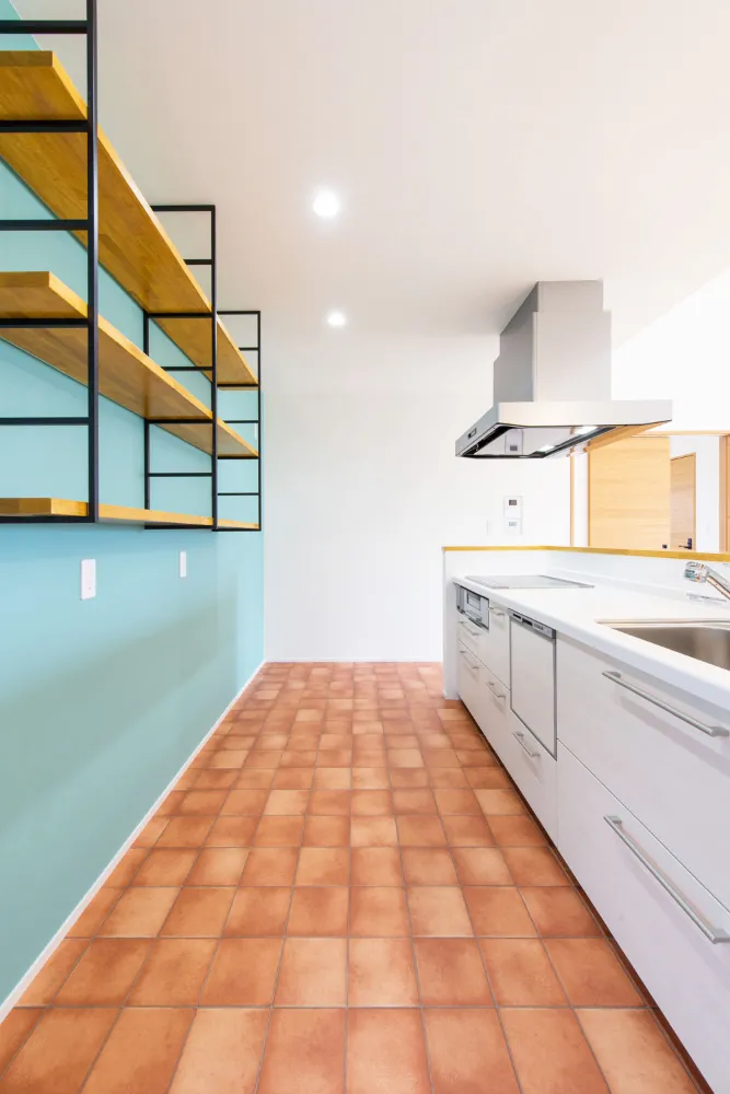 吹き抜けリビングの平屋