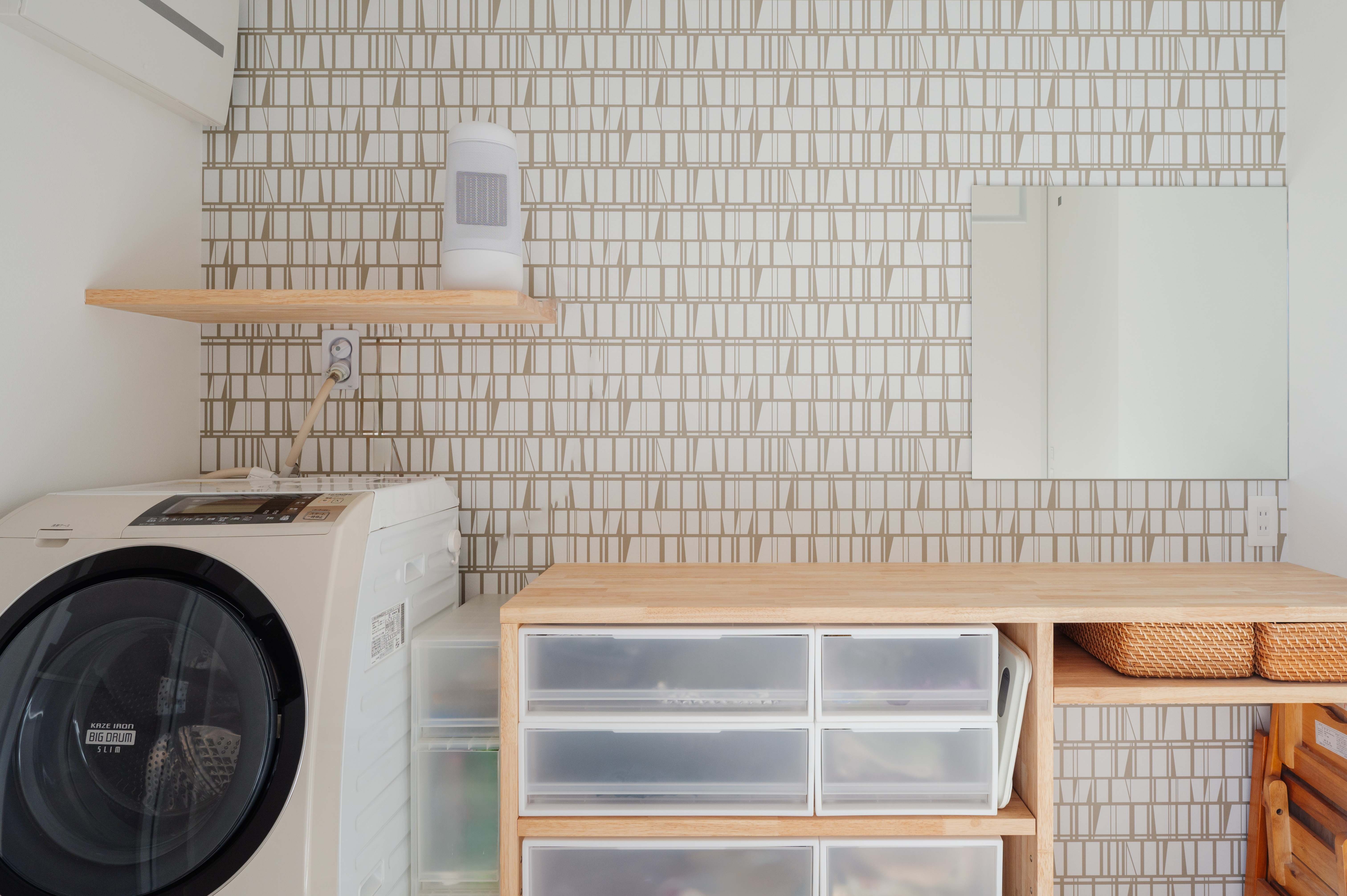 家事効率を上げて暮らしやすさを手に入れることができる脱衣室