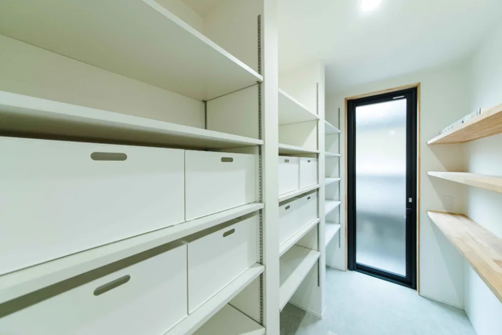 大容量なパントリー