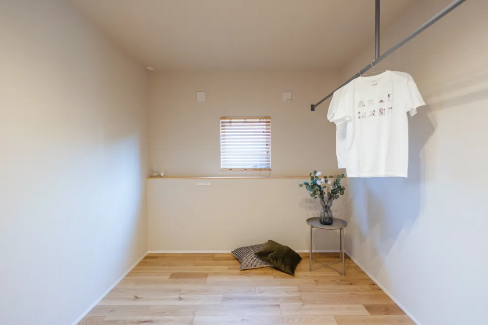 将来を見据えた1階寝室