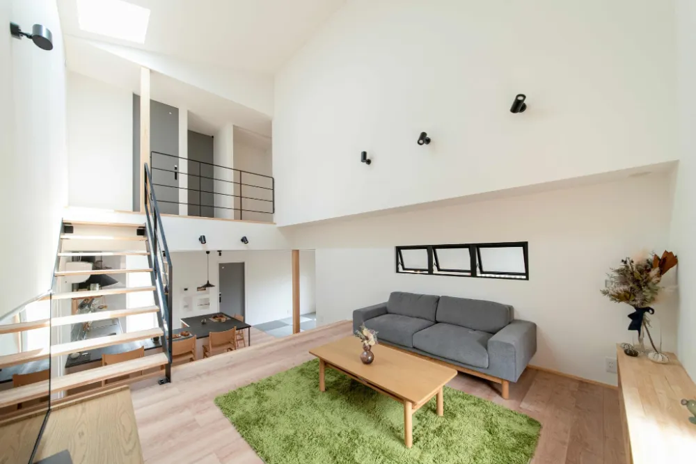 開放感のあるリビング