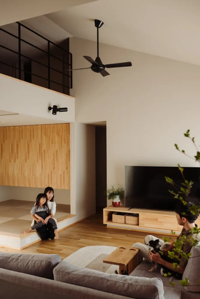 家族が集うリビング