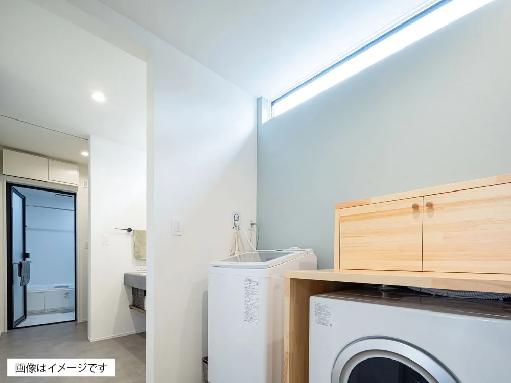 4帖のゆとりが叶える、効率を極めたゆとりの家事動線