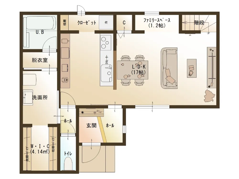 1階間取り