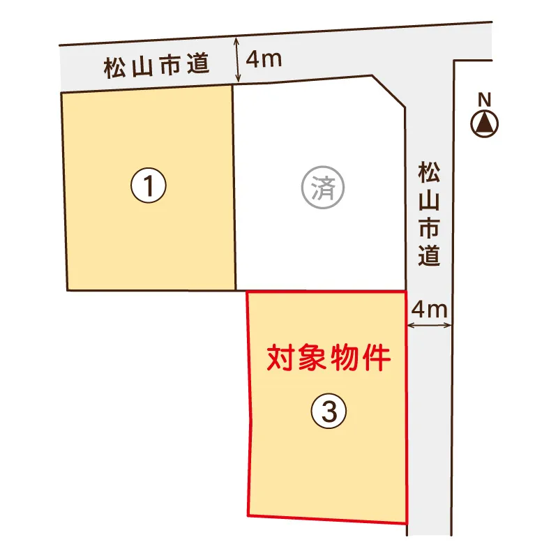 区画図（3号地）