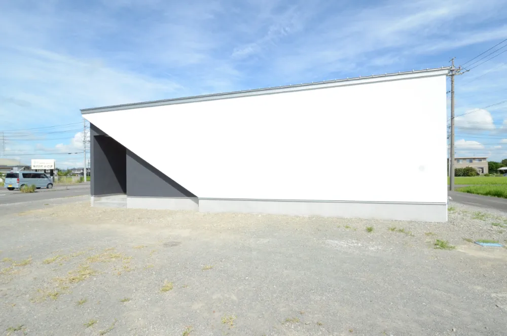 プライベート空間の広がる家