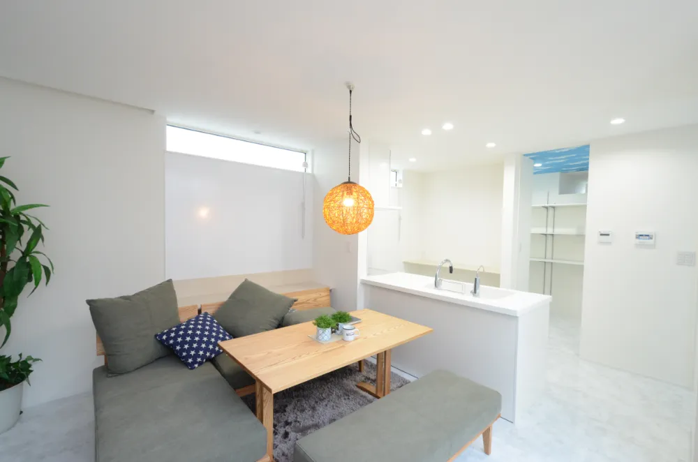 プライベート空間の広がる家