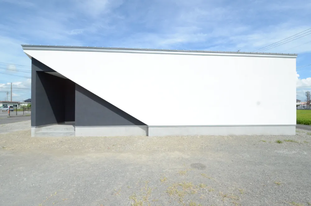 プライベート空間の広がる家