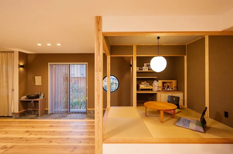 リビング+畳コーナー